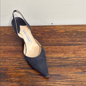 Manolo Blahnik black Heels size 40 or 9/9.5